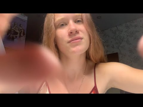 asmr: facial massage (sounds of the mouth, hands)/асмр: массаж лица (звуки рта, рук)