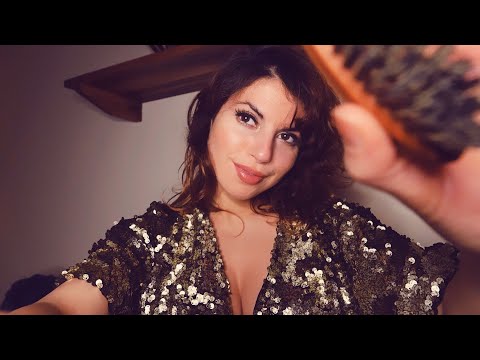 Sarah Asmr| Girlfriend barber session🧔| Personal Attention