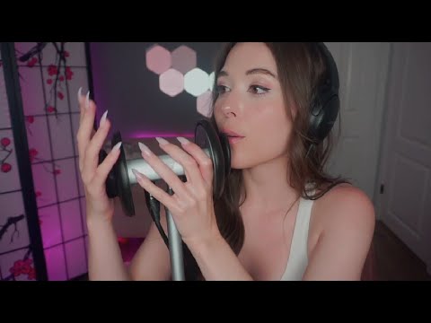 ASMR Ear Licking, Kissing and Oil Massage AMAZING Tingles