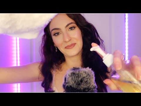 ASMR Doing Your Skincare - Personal Attention Roleplay - Tapping + More Sounds