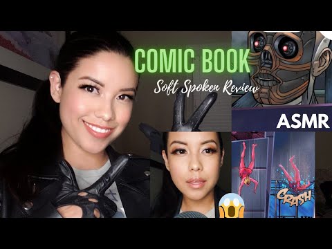 ASMR| "The Killing Machine" Soft Spoken Review Indie SciFi Comic Book & Leather