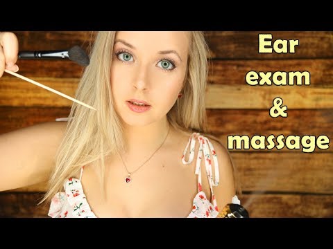 ASMR Ear examination and massage by a professional 👂👈