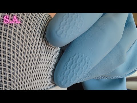 Asmr | Slow & Steady Handmovement with Blue Rubber Gloves
