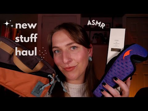 ASMR new stuff haul 🧴👜 unboxing, tapping, tracing, LOTS of triggers ✨