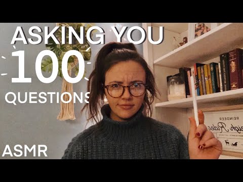 Asking you 100 QUESTIONS! (asmr, whispered, personal attention)