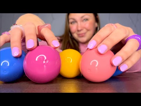 ASMR| Stuffing Eggs With Goodies💛💙💜