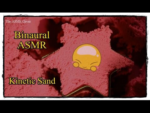 ASMR Kinetic Sand . Binaural . Close Up