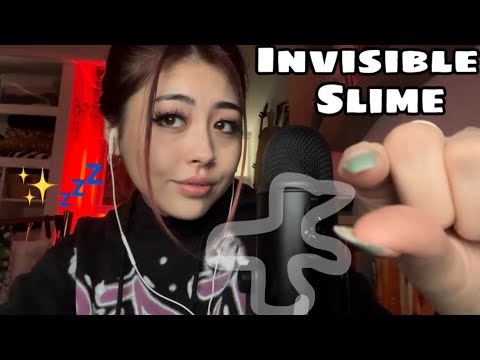 ASMR More Invisible Slime ✨✨💤 (new trigger) mouth sounds