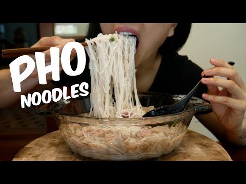 Pho Noodle Soup ( MUKBANG / ASMR Eating Sounds) | SAS-ASMR