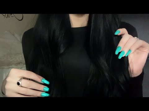 ASMR| ANSWERING ALL YOUR QUESTIONS ABOUT MY HAIR/PRODUCTS USED ON IT (WHILE PLAYING WITH MY HAIR)