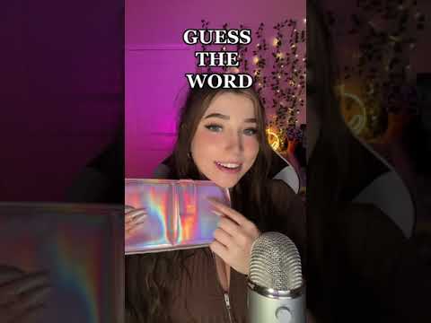 Guess The Word ASMR