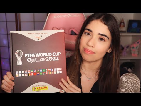 ASMR Álbum de Figurinhas da Copa do Mundo 2022 ⚽️ Qatar 🇧🇷 2
