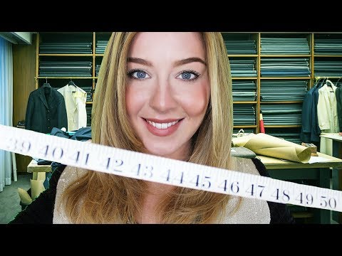 ASMR Suit Fitting Tailor Measuring You Roleplay