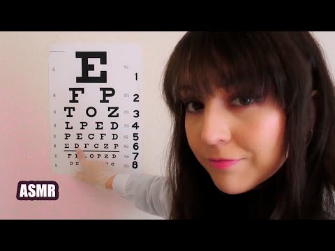 ⭐ASMR Detailed Eye Exam, Doctor Roleplay (Soft Spoken, Light Triggers, Chart)