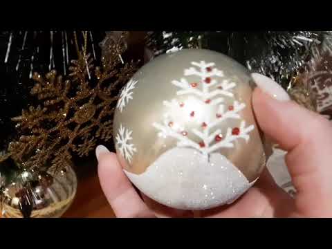 ASMR  Christmas decorations Tapping,  Scratching for Sleep | Camera Tapping |  No Talking.New Year