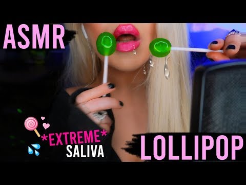 ASMR LOLLIPOP SUCKING *extreme SALIVA* 💦🍭 | NO TALKING