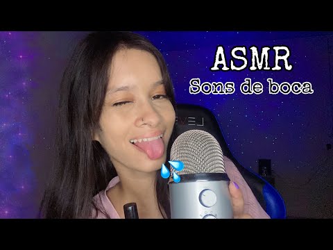 ASMR PRA QUEM SÓ DORME COM SONS DE BOCA  - wet mouth sounds