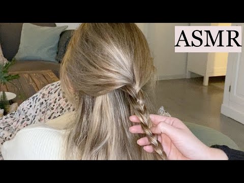 ASMR | Soft Scratches ✨ Hair Play, NO EQUIPMENT (no talking)