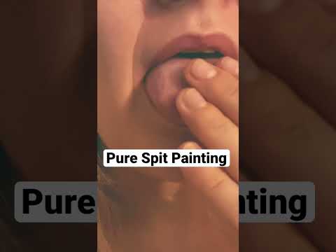 ASMR | pure spit painting