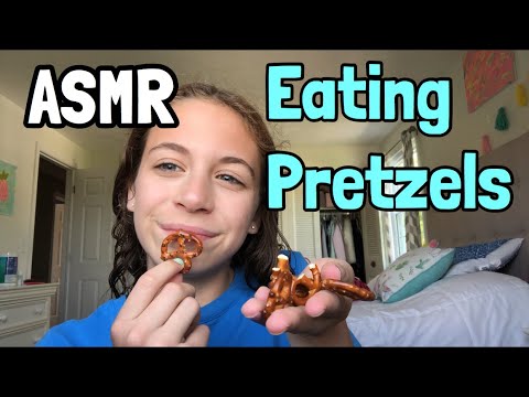 ASMR| eating Pretzels! SUPER CRUNCHY!
