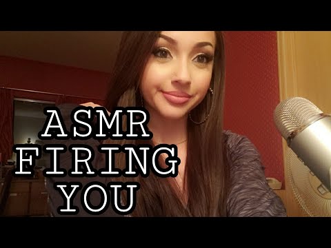 ASMR| *Roleplay* Firing you in the nicest way ❤