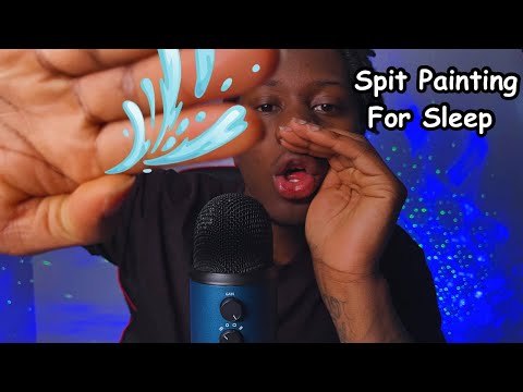 ASMR Spit Painting You 🎨 Close Up Personal Attention