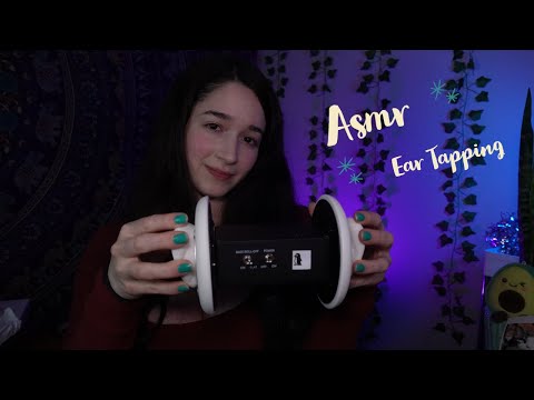 BEST [ASMR] Fast and Slow Ear tapping for Tingles on a Rainy Night 🌧| BACKGROUND NOISE