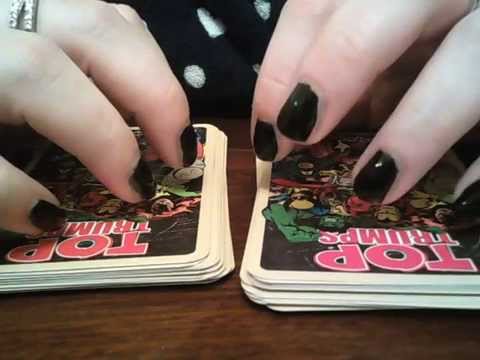 ASMR - MARVEL TOP TRUMPS CARDS  - TAPPING SCRATCHING & CARD SOUNDS