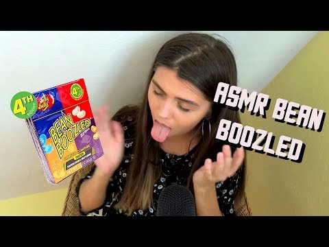 ASMR Jelly Beans(Bean Boozled)/Whispering/Very Funny Face