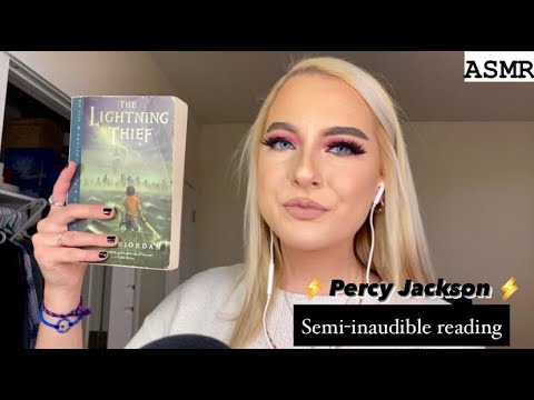 ASMR | semi-inaudible reading to you! Chp 1 of the Lightning Theif