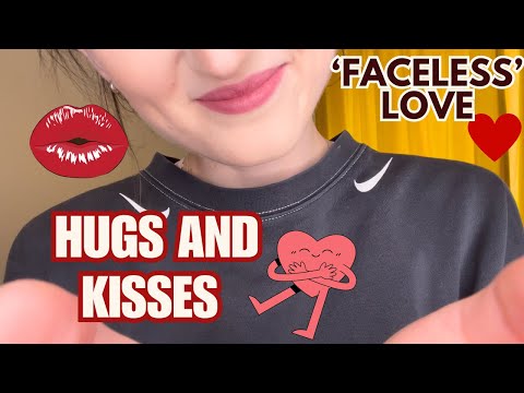 ASMR: HUGS, KISSES AND PERSONAL ATTENTION | 'Faceless' Love, Minimal Talking | Face + Body Touching