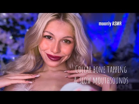 ASMR-collar bone taps & mouthsounds👄*roleplay*(tracing,tingling,sleep…)