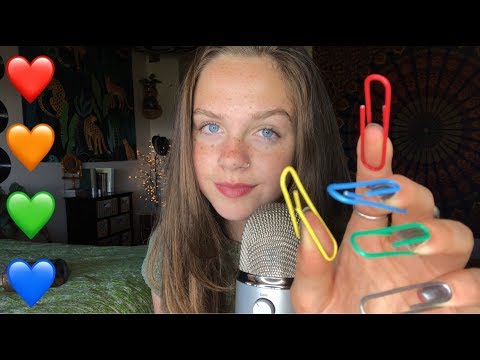 ASMR Tapping with Paper Clip Nails