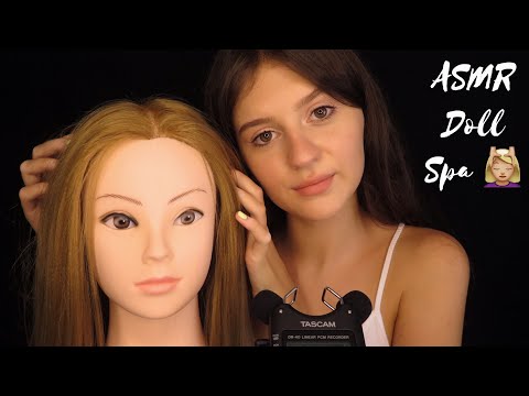 АСМР СПА Для КУКОЛКИ ❤ Head Massage, Brushing Sounds & Face SPA 💆‍♀