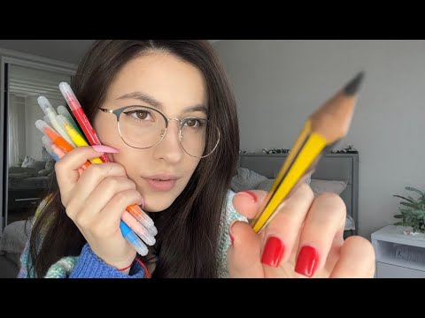 Asmr in 1 Minutes | Painting on Your Face | Relax in 1 Minutes | Asmr triggers for sleep