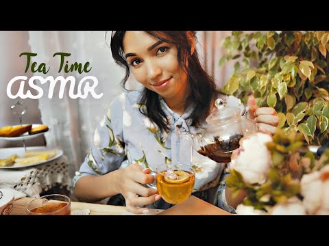 ASMR Francais 🌿 L'heure du thé avec toi • (Jardin, oiseaux, Préparation du thé, Tapping)