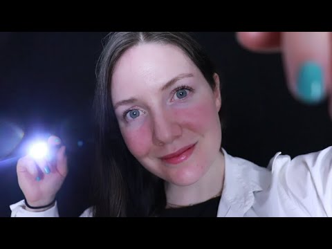 ASMR Sleep Clinic Visit with GENTLE Triggers - Medical Exam, Whispers, Measuring, Clicking & Tapping