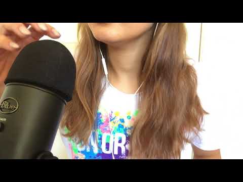 ASMR- Scratching the Mic with Fake Nails/British Accent/Coaxing you to sleep/ Meditation Style ASMR