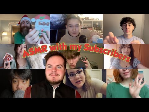 Subscribers Try ASMR Pt. 2  *extremely tingly*