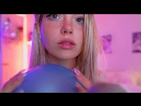 im blowing up balloons in ASMR 😋 [with unique latex triggers for sleep]
