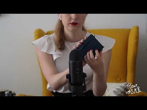 ASMR Tapping on Notebook with softer cover (no talking)