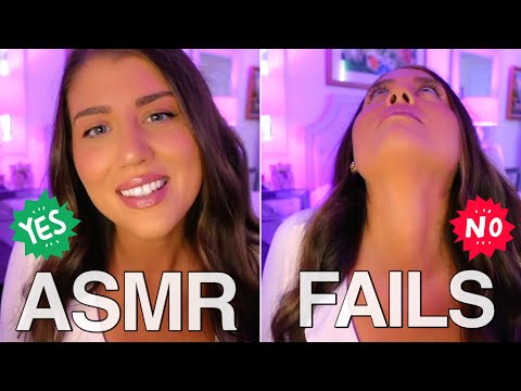 ASMR GONE WRONG! Bloopers & Outtakes (ASMR Fails)