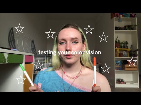 lofi asmr! [subtitled] testing your color vision!