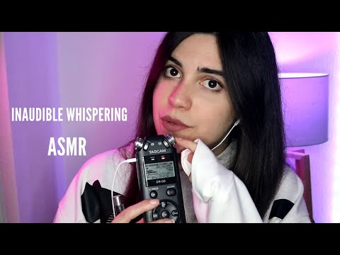 ASMR PER IL TUO RELAX |  INAUDIBLE WHISPERING + HAIR BRUSHING