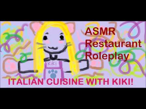 Kiki's kitchen ( ITALIAN RESTAURANT ROLEPLAY) + LONG ASMR SESSION (7 triggers)