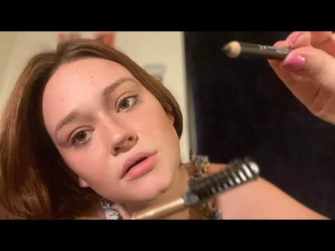 ASMR Chaotic Eyebrow Mapping Session ❤️ (soft spoken)