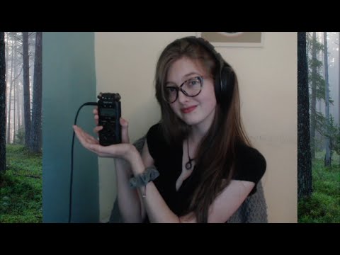ASMR Tascam Tingles (whispers, mouth sounds, trigger words & sounds)
