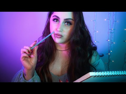 ASMR | The Girl in the Back of the Class SKETCHES You