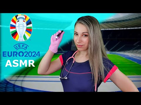 ASMR | Médico de Fútbol en la Eurocopa 2024 | Curando tu Oído | Roleplay Español