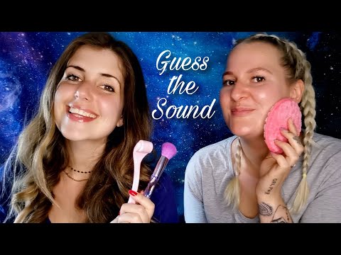 ASMR deutsch | Guess the Sound mit Freundin (Tapping, brushing, paper sounds, scissors) german